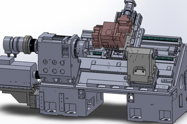 NC旋盤の内部構造