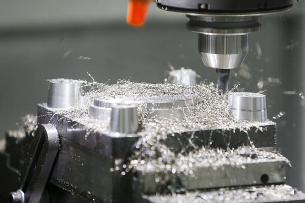 Aluminum machining defects