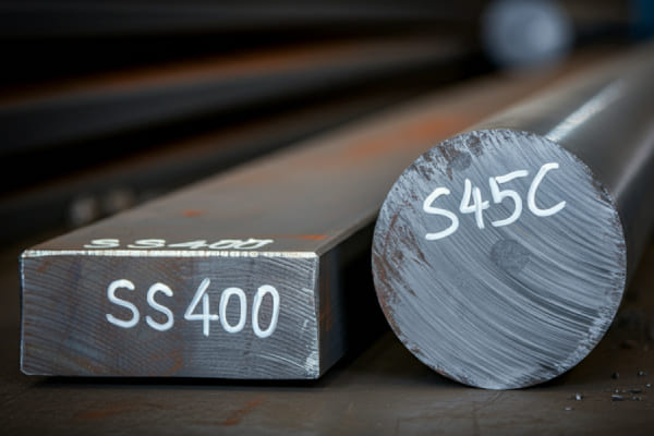 SS400 und S45C